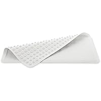 Rubbermaid Commercial Products Safti-Grip Bath and Shower Mat, 36-Inch X 18-Inch, X-Large, White, Suction-Backed, Non-Slip fo