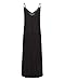 ZANZEA Women's Summer Plus Size V Neck Sleeveless Long Boho Maxi Dress with Pockets 406389-Black 18