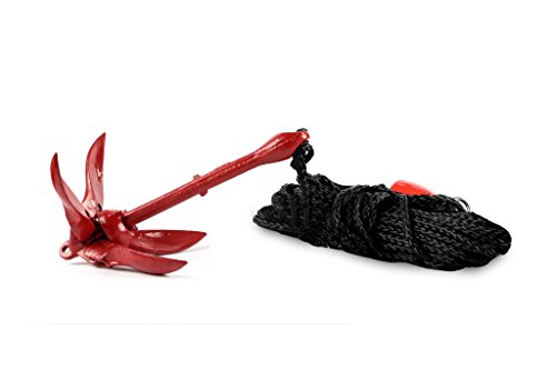 Compass-Kayak-Anchor-Kit-Dry-Bag-for-Jet-Skis-Canoes-Floats-35-lb-Steel-Anchor-with-Anti-Rust-Powder-Red-Coating-40-ft-Marine-Grade-Rope-Buoy-and-Stainless-Steel-Snap-Hook Compass-Kayak-Anchor-Kit-Dry-Bag-for-Jet-Skis-Canoes-Floats-35-lb-Steel-Anchor-with-Anti-Rust-Powder-Red-Coating-40-ft-Marine-Grade-Rope-Buoy-and-Stainless-Steel-Snap-Hook