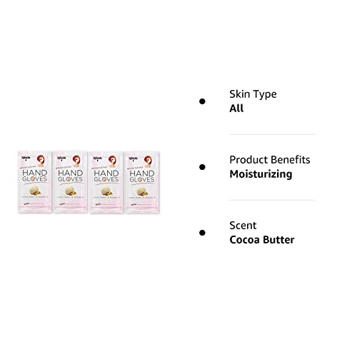 Spa Life Miraculous Moisturizing Hand Gloves Cocoa Butter & Vitamin E Dermatologist