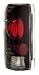 Anzo USA 211062 Ford Black Tail Light Assembly - (Sold in Pairs)
