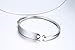 Free Custom Engraving Stainless Steel Catch Hook Oval Fit Medical Alert ID Bangle Bracelet (Silver-60mm,Custom Engrave)