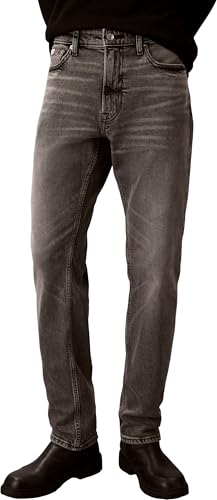 Calvin Klein Men’s Pewter Rock Slim Fit Jeans, Grey (Pewter Rock), 28W/32L