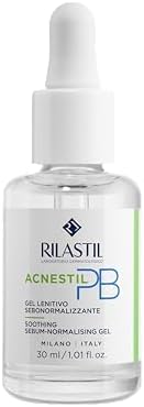 Acnestil Gel Serum Seboregolatore, Gel dalla Texture Leggera, Azione Lenitiva e Disarossante, 0% Alcool, Confezione da 30 ml