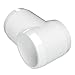 FORMUFIT F012STE-WH-10 Slip Tee PVC Fitting, Furniture Grade, 1/2