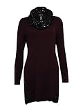 Style & Co. Womens Plus Marled Sequined Pullover Sweater