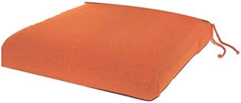CushyChic Outdoors Terry Slipcover for Ottoman Cushion in Tangier - Slipcover Only - Cushion Insert NOT Included