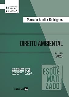 Livro Coleção Esquematizado - Direito Ambiental - 12ª Edição 2025