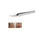 UNKE Stainless Steel Bend Curved Blemish Extractor Tool for Remove Come dones Whitehead Blackhead Acne Pimple Beauty Tools
