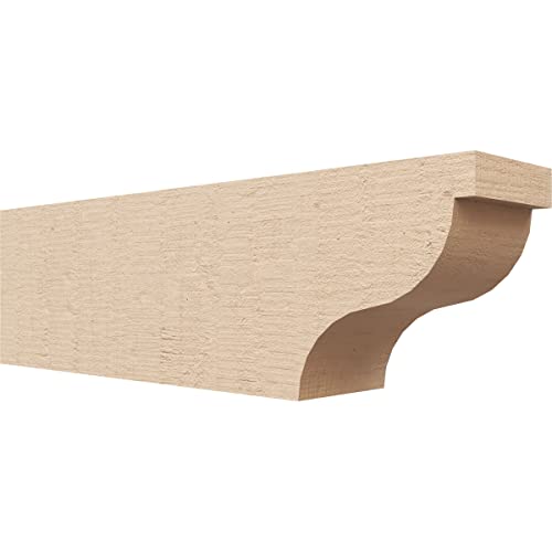 Ekena Millwork 2"W x 8"H x 36"L Garner Woodgrain TimberThane Rafter Tail, Prime…