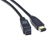 Citi Electronics FireWire 800 to 400 9 to 6 pin Cable (9pin 6pin) 6FT , IEEE-1394B Firewire 800 9-pin/6-pin Cable 6 FT GOLD TIP