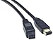 Citi Electronics FireWire 800 to 400 9 to 6 pin Cable (9pin 6pin) 6FT , IEEE-1394B Firewire 800 9-pin/6-pin Cable 6 FT GOLD TIP