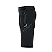 ARSUXEO Outdoor Sports Men's MTB Cycling Shorts Mountain Bike Shorts Water Resistant Black Size Medium