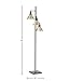 Amazon Brand – Rivet Adjustable Tree-Style 3-Light Floor Lamp, 69