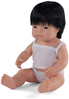 Miniland Baby Doll Asian Boy (38 Cm, 15 