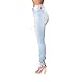 Gemgeny Women Skinny Sexy Hole Jean Distressed Denim Pants Tron Boyfriend Stylish Fit Slim Pencil Trousers