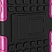 Sony Xperia L1 Case,Mama Mouth Shockproof Heavy Duty Combo Hybrid Rugged Dual Layer Grip Cover with Kickstand for Sony Xperia L1 (with 4 in 1 Packaged),Pink