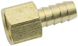 LTWFITTING Brass BSP Fitting Coupler/Adapter 3/8-Inch Female BSPP x 10mm Hose Barb(Pack of 25), 3/8" Female BSPP x 3/8"(10mm) Hose
