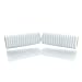 My Lello Large Thick Premium Elastic Ponytail Holder Seamless Hair Bands White 100pcs