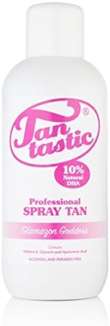 Tantastic Glamazon Goddess Professional Spray Tan - 1L 10% DHA Sunless Tanning Salon by Tantastic