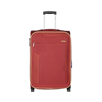 Safari Polyester 65 cms Red Softsided Cabin Luggage (IRIS652WRED)