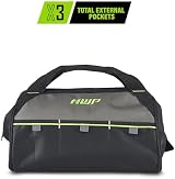 AWP 15 Inch Wide Opening Zippered Tool Bag 3 Exterior Pockets Organizer view 3