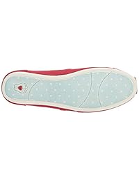 Skechers Bobs Plush-Peace & Love-Canvas Slip on Ballet - Zapatillas de ballet para mujer