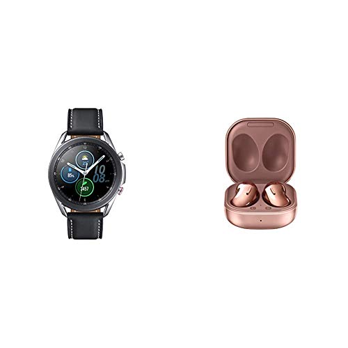 ایگرد | قیمت و خرید Samsung Galaxy Watch 3 (45mm, GPS, Bluetooth, Unlocked  LTE) Smart Watch - Mystic Silver with Samsung Galaxy Buds Live, T, Mystic  Bronze