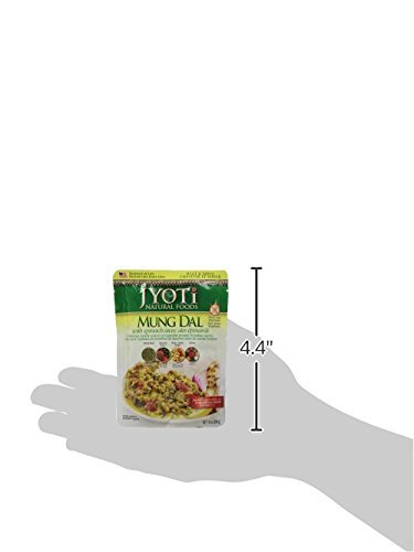 Jyoti Heat & Serve Gluten Free 3 Flavor Side Dish Sampler Bundle: (1) Jyoti Saag Paneer, (1) Jyoti Masala Chhole, and (1) Jyoti Mung Dal, 10 Oz. Ea. (3 Pouches)