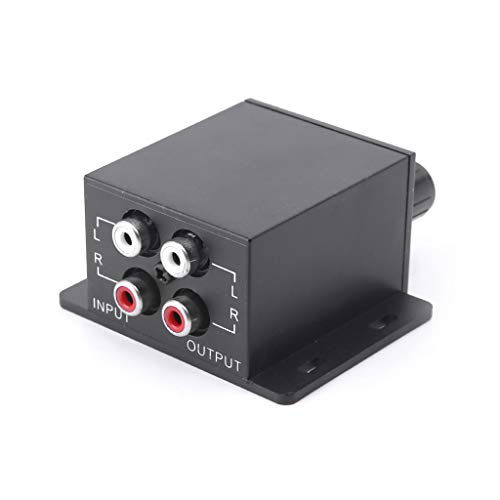 Autone Car Audio Regulator with Screws Amplifier Bass Subwoofer Stereo Equalizer Controller 4 RCA