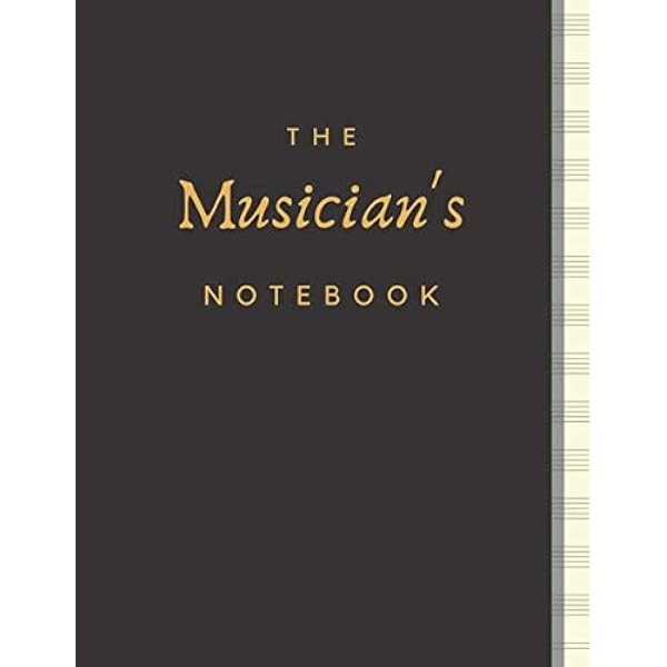 Music Staff Notepad/Composition Manuscript Pad Journal/Blank Sheet Music Log Pad - 50 Pages, 8.5 - View #3