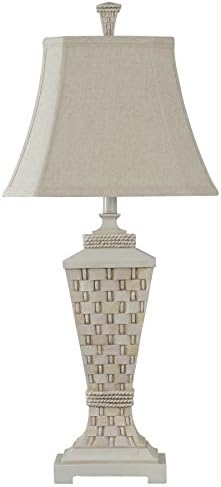 StyleCraft L39603 Poly Table Lamp, Cream Current