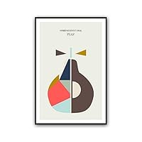 Framed Canvas Wall Art Abstract Color Block Canvas Prints Home Artwork Decoration for Living Room,Bedroom - 16x24 inches