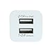 eBerry Dual USB Wall Charger,12 Watt for Apple and Android Devices (Golden)