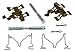 Carlson Quality Brake Parts 13443 Disc Brake Hardware Kit