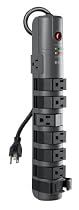 Belkin 8-Outlet Pivot-Plug Power Strip Surge Protector with 6-Foot Power Cord, 2160 Joules (BP108000-06)