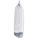 Belkin 7-Outlet SurgeMaster Home Series Power Strip Surge Protector with 12-Foot Power Cord, 1045 Joules (F9H710-12),White