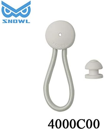 10 Sets Bungee Shock Cord Clip Loop with Knob for Boat Truck Tarp Canvas Cover