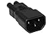 SF Cable, IEC 60320-C5 Receptacle to IEC 60320-C14 Plug Adapter