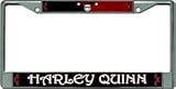 Harley Quinn Chrome License Plate Frame