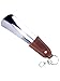 Mudder Stainless Steel Metal Shoe Horn with Leather Strap and Key Ring for Men, Women, Kids, Seniors