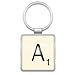 Wild & Wolf Scrabble Keyring - Letter A