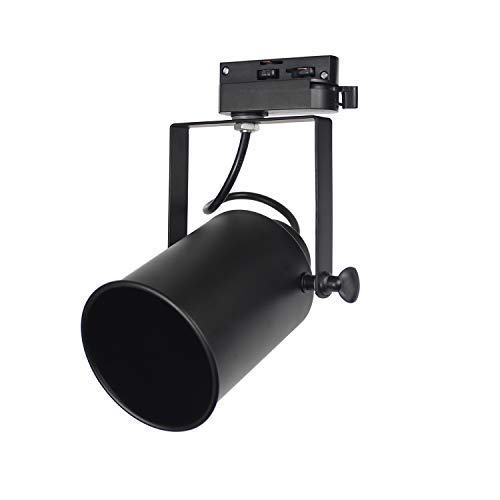 J.LUMI TRK6003 Track Light Head Plymouth, Vintage décor Light, 120V AC, E26 lamp Holder, uses PAR20 or A19 LED Bulbs, Compatible Track Rail RAL3002 (Bulb and Track Rail NOT Included) - Thumbnail 6
