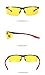 Lazarap Mens Night Vision Glasses for Driving at Night Soxick Sunglasses for Fishing Shooting Cycling Red-Frame