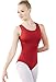 Balera Leotard Girls One Piece For Dance Cut Out Back And Supportive Wide Straps
