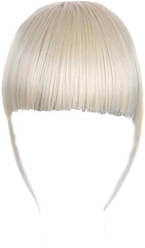 Valentine's Day Gift!!! Jumberri Women Pretty Girls Clip On Clip In Front Hair Bang Fringe Hair Extension Piece (15cm)