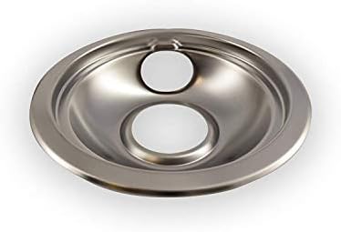 Vastu Aftermarket Replacement Drip Pans for Whirlpool Range - 1 Large 8" and 3 Small 6" Drip Bowl Pans - Set of 4 - x1 of W10196405 - x3 of W10196406 (Limited Edition)