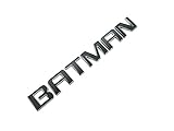 EMBLEM BATMAN FOR CARS TRUCKS CARS CHROME WITH BLACK REPLACEMENT