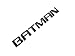 EMBLEM BATMAN FOR CARS TRUCKS CARS CHROME WITH BLACK REPLACEMENT