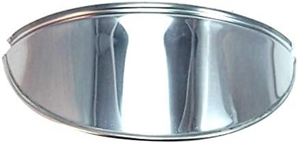 Allextreme Metal Headlamp Cap Waterproof & Chrome Finished Headlight Shade Compatible With Royal Enfield Bikes (Silver, 1pc)